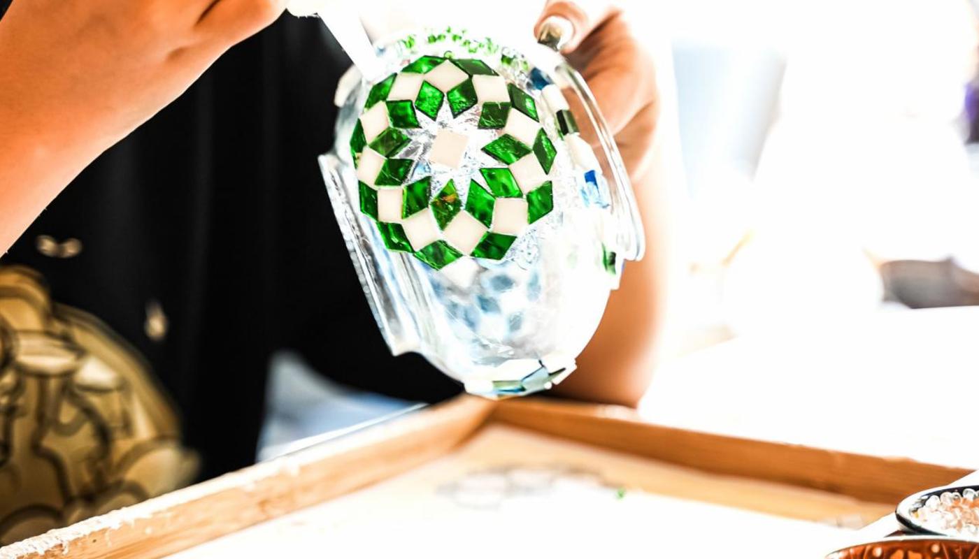 Mosaic Classes in Auckland: Turkish Lamp Workshop