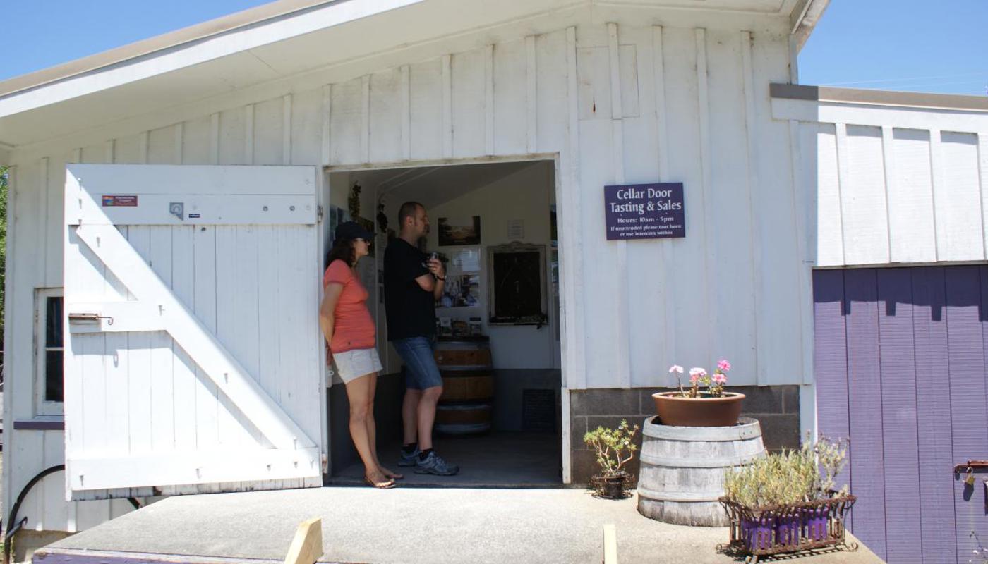 Cellar door at the vineyard adds flavor